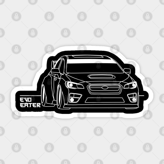 Evo Eater Sticker by HSDESIGNS